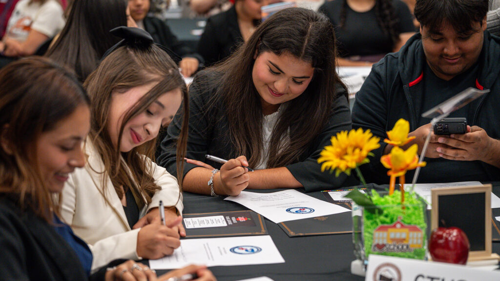 Something to celebrate: students sign on to become local teachers